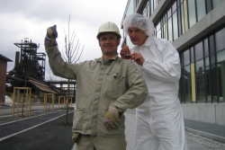 Das gibt es nur bei Ruhrpott Events: Kumpel meets Cleanroom Arbeiter.