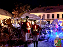 Nussknacker auf der Weihnachtsparade in Eutin.